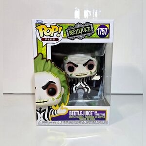 Beetlejuice On Tombstone Funko Pop! #1757 Plus Movies Collectible Vinyl Figure